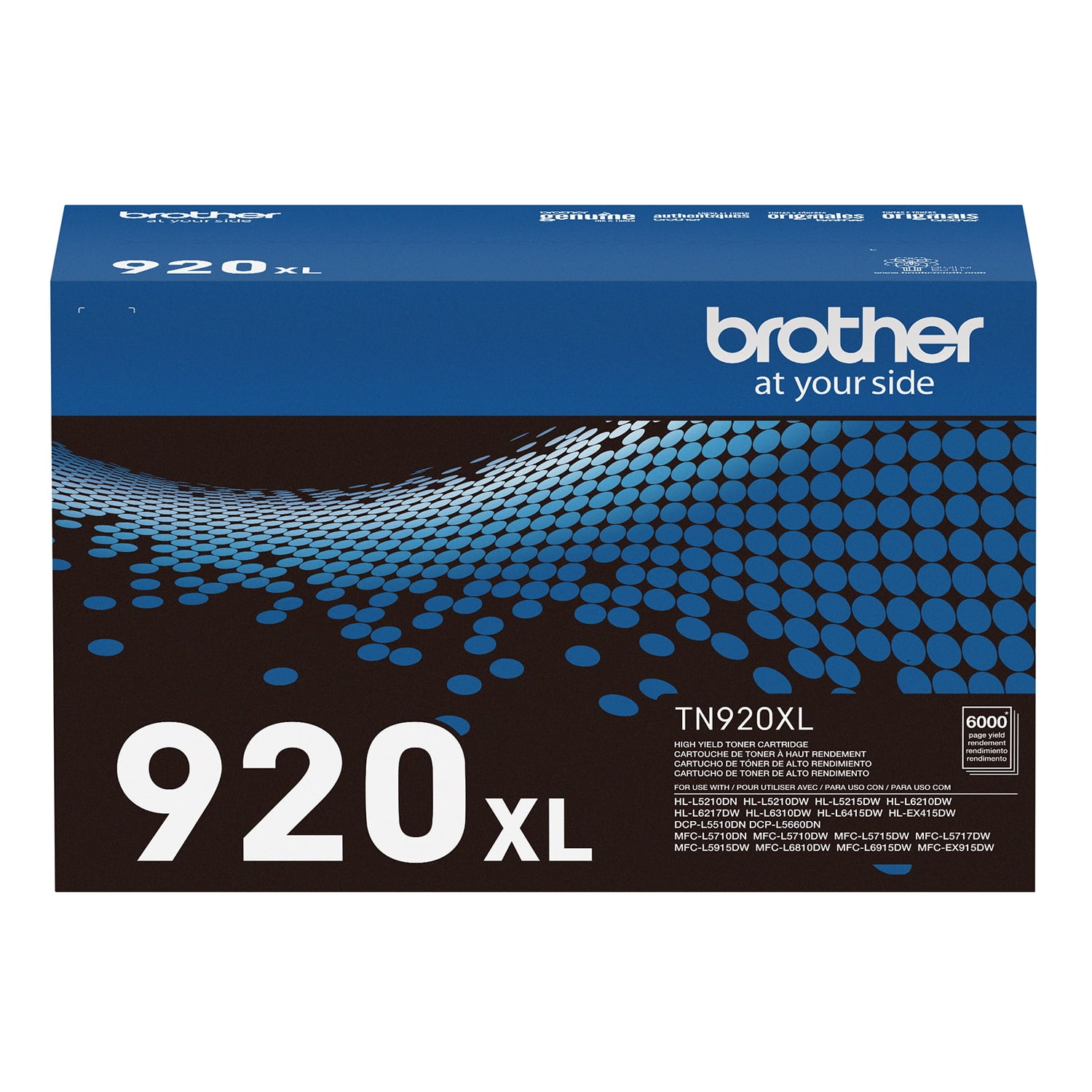 Brother Genuine Super High-Yield Toner Cartridge TN920XXL for