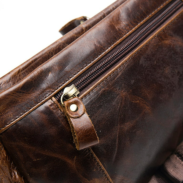 Men Leather Waist Bag, Travel Waist Pack, Chest Messenger, Men's Bags