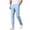 A-Sky Blue, variant on Mens Stretch Pants with Pockets Casual Comfy Tapered Work Wicking Elastic Waist Zipper Hiking Pants for Men