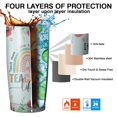 thumbnail image 5 of Teacher Gifts Tumbler with Straw and Lid 20 oz Double Wall Stainless Steel Vacuum Insulated Coffee Wine Tea Travel Mug for Women, 5 of 5