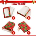 thumbnail image 3 of Joyfy 12 Pcs 14" x 9.5" x 2" Christmas Shirt Gift Boxes with Lids for Presents, Large Robe Cardboard Boxes, 4 Designs Decorative Box for Clothes, Xmas Birthday Holiday Wedding Gift Wrapping Decor, 3 of 9