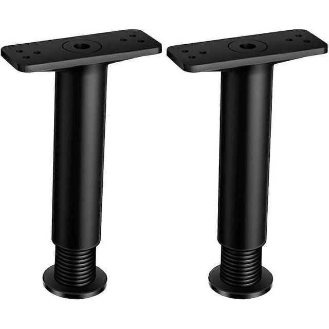 2pcs Bed Center Support Leg Adjustable Height Bed Frame Support Leg (Adjustable Range 5.89 to 9.84in)