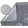 thumbnail image 3 of Alfombrilla antideslizante para comida de mascotas, impermeable, para perros y gatos, color gris, 3 of 5