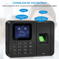 thumbnail image 3 of Reloj Checador Huella Digital Biometrico Portatil Para 1000 huellas digitales Lab.G,  Negro, 3 of 5
