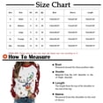 thumbnail image 3 of Sudadera Navideña Con Cuello Redondo Para Mujer, Camiseta Holgada Estampada A La Moda, Blusa de Manga Larga, Tops Informales Odeerbi ODB194645, 3 of 5