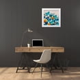 thumbnail image 3 of Northern Lights 12x12 White Modern Wood Framed Museum Art Print Titled - Free to Fly, 3 of 4