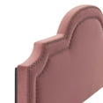 thumbnail image 3 of Modway Belinda Performance Velvet Twin Headboard in Dusty Rose, 3 of 9