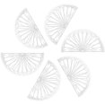 thumbnail image 1 of BESTYASH 6Ud Servilletas Decorativo Transparente Para Uso En Cena Y Fiesta, 1 of 6