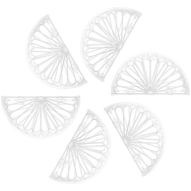 BESTYASH 6Ud Servilletas Decorativo Transparente Para Uso En Cena Y Fiesta