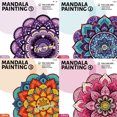thumbnail image 1 of Libro para colorear Mandala para adultos, alivio del estrés y relajación, 1 of 5
