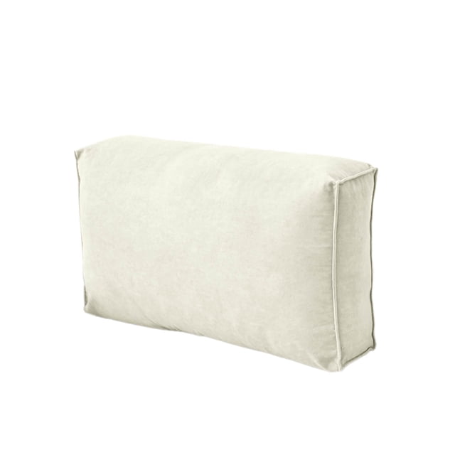 FEISHENTT Couch Back Cushion Pillows for Replacement Sofa Back Support Pillow with Removable Velvet Cover Daybed Reading Pillows Lumbar Support Pillow Waist Cushion