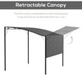 thumbnail image 4 of Outsunny 10x8ft Metal Gazebo with Extendable Side Awning Shelter Sun Shade, 4 of 10