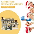thumbnail image 2 of EASTIN Résine la Maison de Vacances Griswold Statue Mini Noël Neige Village Ornements, 2 of 6