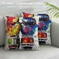 thumbnail image 3 of Orinice Pop Art Boxing Gloves Graphic Decorative Cushion Throw Pillow Cover 1PC 12x12in, 3 of 5