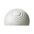 thumbnail image 3 of 14" X 12" White Round Outdoor Ball With Lines And Light, 3 of 3