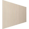 thumbnail image 3 of Ekena Millwork 47"H x 1/4"T Adjustable Wood Slat Wall Panel Kit with 1"W Slats, Red Oak (contains 42 Slats), 3 of 7