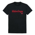 thumbnail image 1 of W Republic Products 554-406-BLK-05 Western Oregon University Script T-Shirt, Black - 2XL, 1 of 1