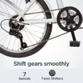 thumbnail image 4 of Schwinn Loop Folding Bike, 20 Inch Wheel, Ages 14+, White, 4 of 7