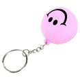 thumbnail image 4 of Stress Relief Smiley Face Keychain, Party Favors, School Rewards, Lot of 48 - Pink, 4 of 5