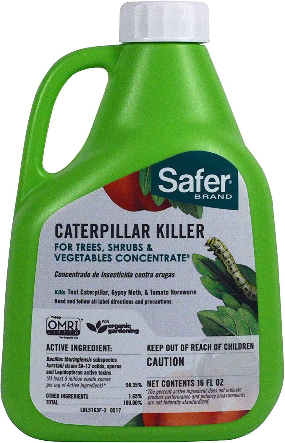Safer Brand 5163 Caterpillar Killer II Concentrate, 16 oz