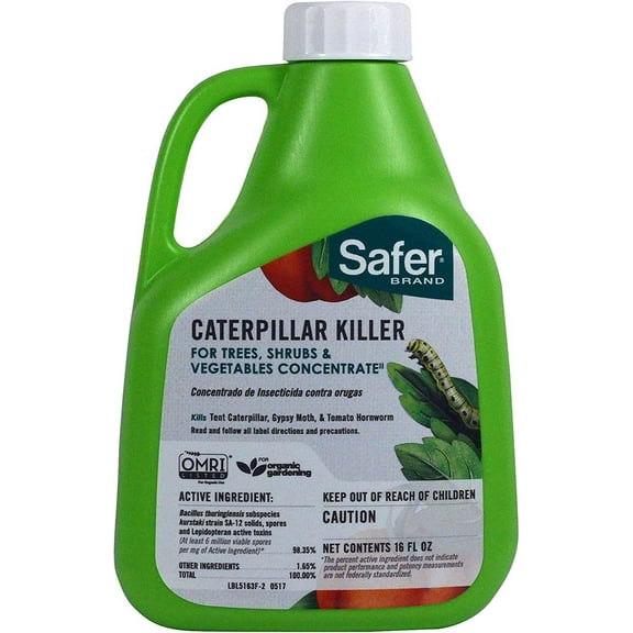 Safer Brand 5163 Caterpillar Killer II Concentrate, 16 oz