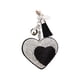 thumbnail image 5 of Qarigey LLavero de multiusos, accesorios multifuncionales para niñas, llavero DIY, colgante decorativo para mujeres, negro/blanco Blanco negro Große Größe 2piezas Qarigey CBP300302, 5 of 5