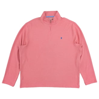 Polo Ralph Lauren Men's Luxury Grey Jersey Sweater, Quarter-Zip