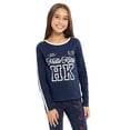 thumbnail image 4 of Wonder Nation Hello Kitty Girls Cotton Graphic Tee with Long Sleeves, Sizes 4-18, 4 of 8