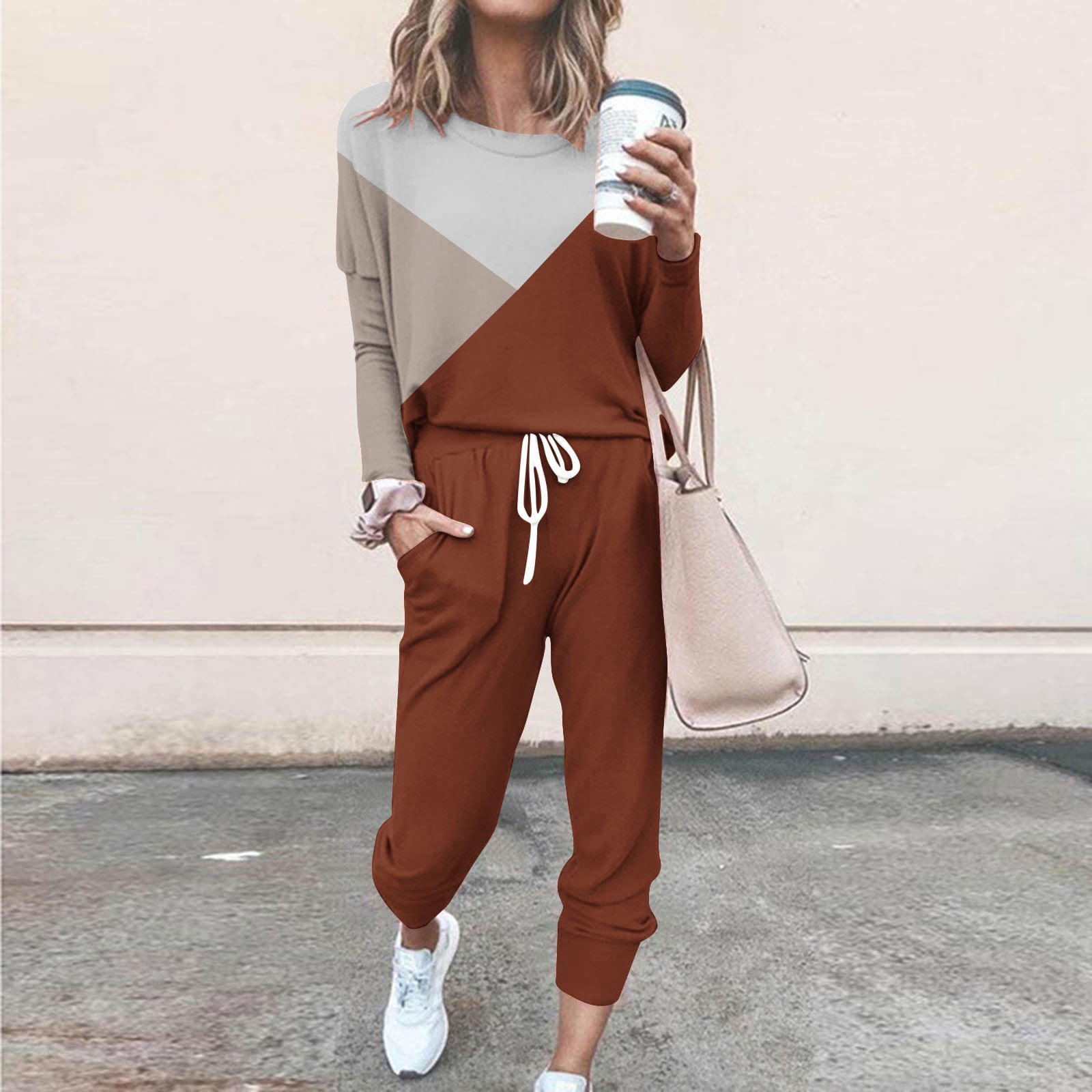 Awdenio Two Piece Fall Outfits For Women 2023 Women Casual Color Clothes Sports Suit Long Sleeve Shorts Two Piece Set 18727102 8681 47bc A046 D3ec4d01cc8c.5c0085076dcfbce4dd22120cd603332b