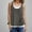 Gray, variant on Rciityk Tank Top for Women Summer Crew Neck Sleevelss Tunic Casual Loose Fake Two Solid Color Flowy Shirts Clothes