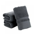 thumbnail image 1 of Ultra Soft Extra Large Hand Towels 14x30 Inch 100% Pure Cotton - Luxurious Rayon Trim - Ideal for Daily Use, 1 of 3