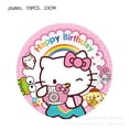 thumbnail image 4 of Decoración de fiesta de cumpleaños de Hello Kitty, figuras de dibujos animados de Sanrio, telón de fondo, juego de globos, Pancarta, suministros para Baby Shower, 4 of 4