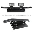 thumbnail image 4 of License Plate Mounting Bracket, Aluminum Alloy Firm Structure License Plate Lamp Bar Hard Black  for Off Road Vehicle, 4 of 7