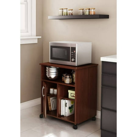 South S Smart Basics Microwave Cart With Storage On Wheels South S Smart Basics Microwave Cart With Storage On Wheels Multiple Finishes