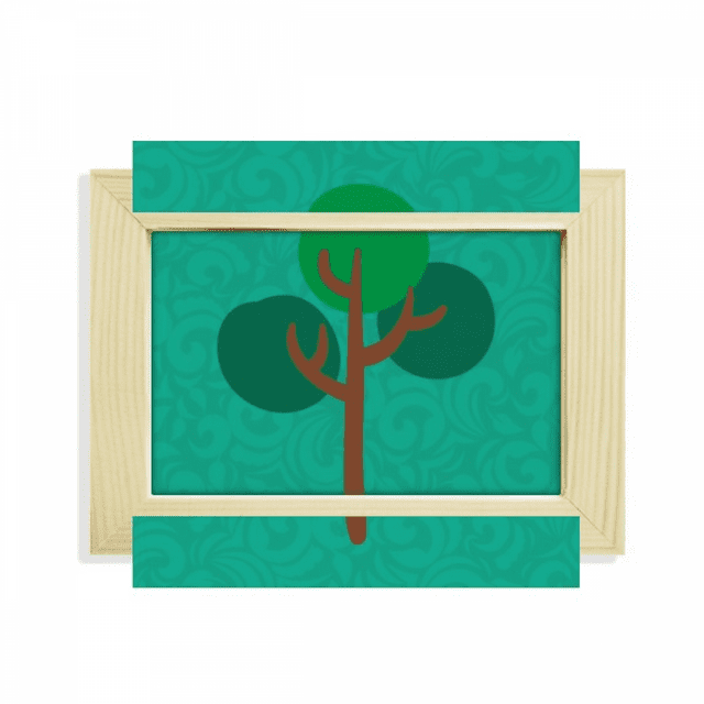Spare Tree Green de Bureau Décorer Photo Cadre Image Art Peinture 5 X 7 Pouces