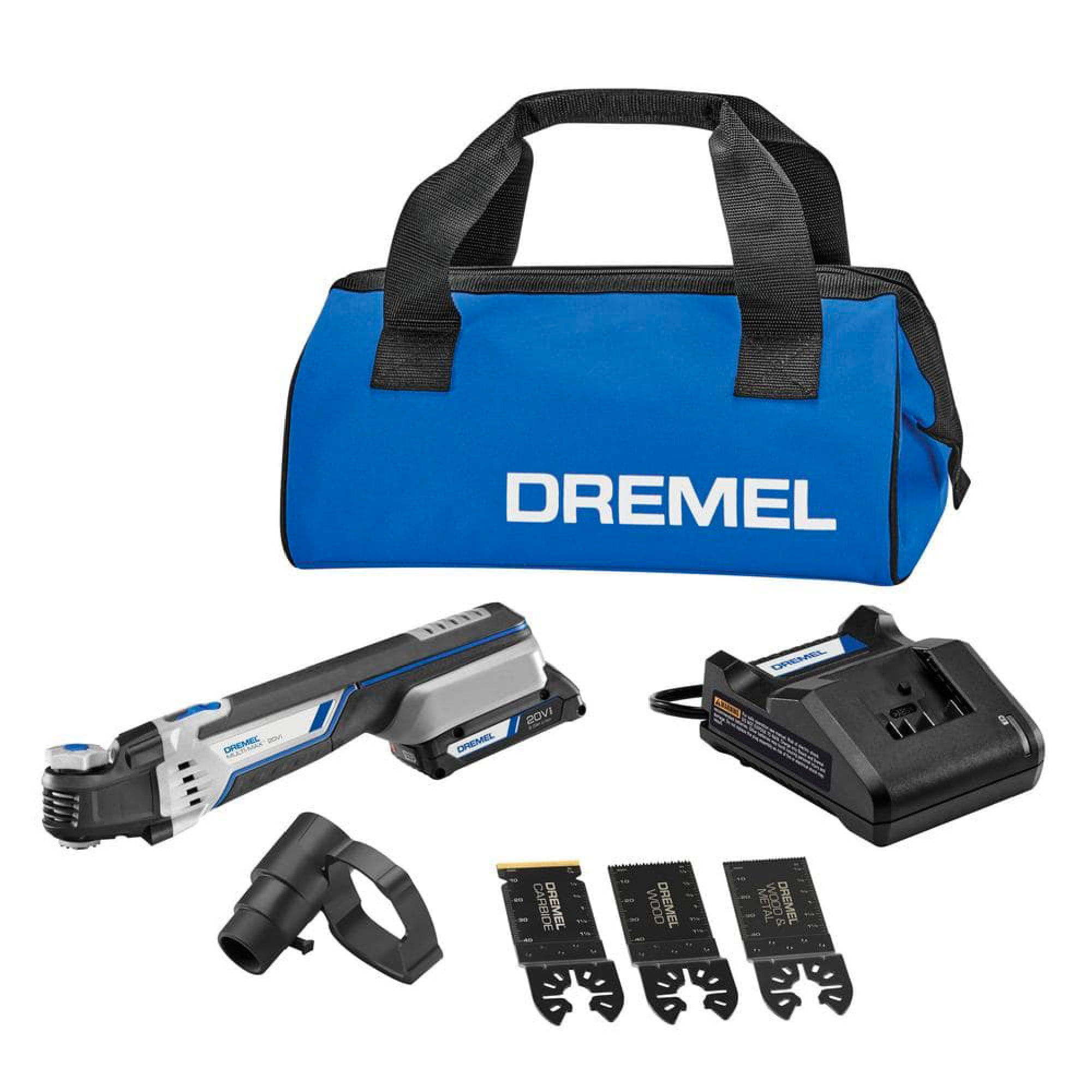 Dremel MM20V-01 Multi-Max – Quick Lock Cordless Oscillating Multi-Tool Kit (One Battery)