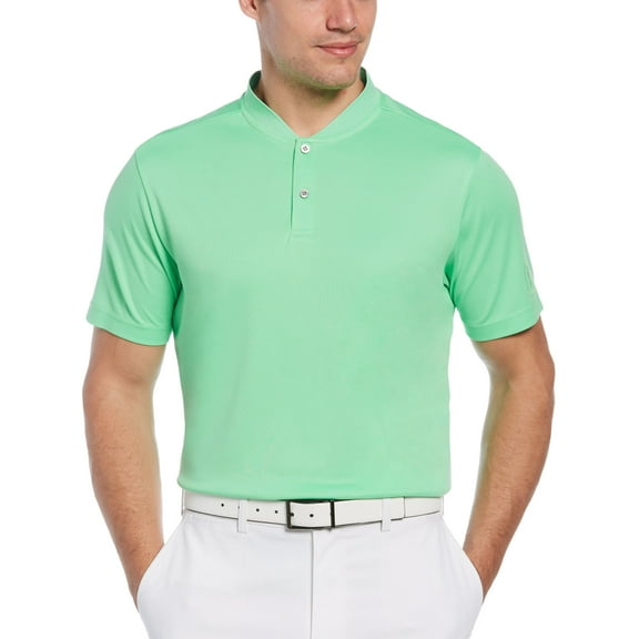 Pga Tour Mens Edge Collar Polo Shirt Spring Bouquet L