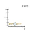 thumbnail image 4 of 1/2 Carat T.G.W. Aquamarine 14K Gold Over Silver Ring, 4 of 4
