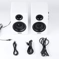thumbnail image 2 of Sanyun SW208 Altavoces de estantería Activos Bluetooth 5.0 de 3"- Unidad de Altavoz de Fibra de Carb, 2 of 7