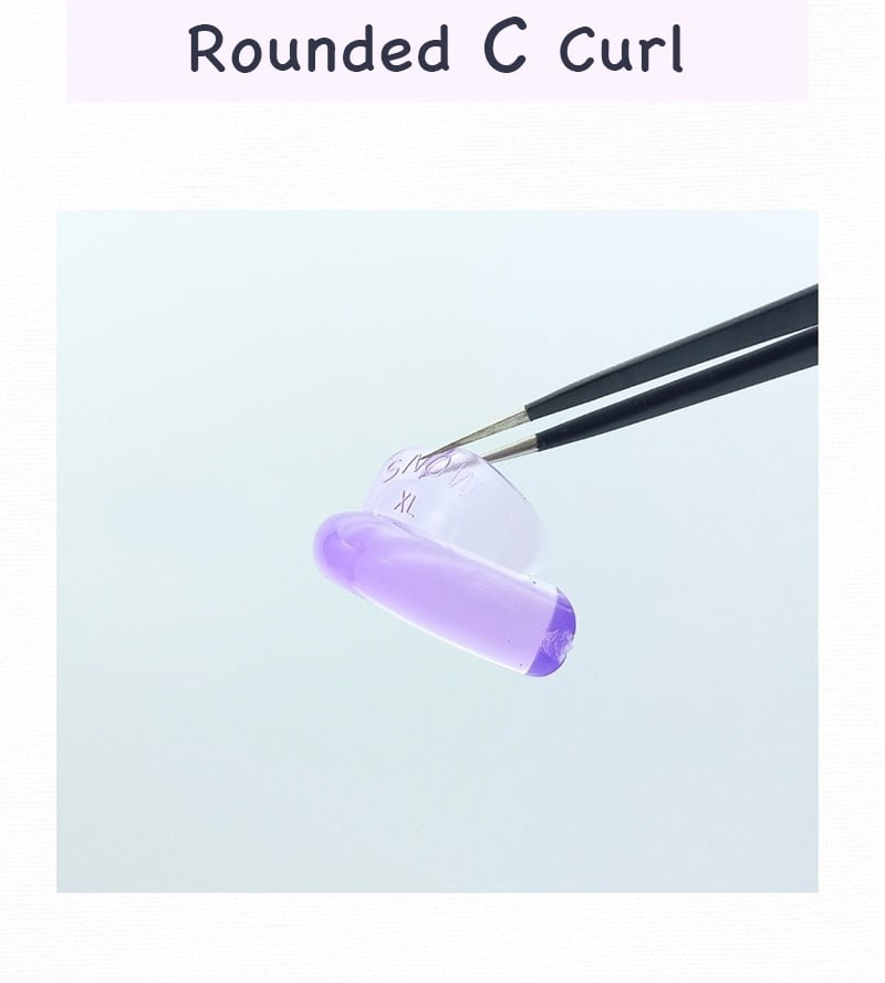 SNOW SNAIL RODS - [WATER DROP SHAPE C CURL] for Eyelash Perm/Lifting