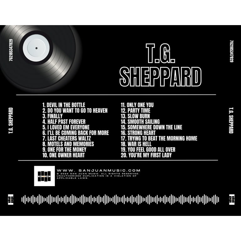 T.G. Sheppard - T.G. Sheppard's Greatest Hits - Music