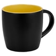 thumbnail image 2 of Paquete con 15 piezas de Taza mate exterior negro e interior color amarillo 7 x 8.6, 2 of 3