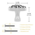 thumbnail image 3 of 4 Pcs Halloween Knobs for Kitchen Cabinet Cupboard Dresser Bookcase Drawer Pulls Handles Round Home Decor, 3 of 5