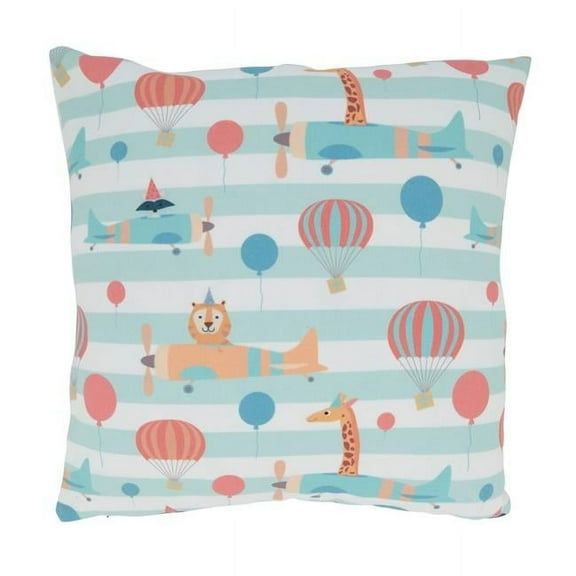 Saro Lifestyle Animals Flying Poly Filled Throw Pillow