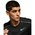 thumbnail image 4 of Nike Men's Dri Fit Miler Running Shirt Black/Reflective Silver Medium AJ7565-010, 4 of 4
