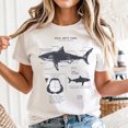 thumbnail image 3 of Unisex Great White Shark Anatomy Graphic T-Shirt, Sizes S-5XL, Tbun, 3 of 5