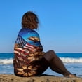 thumbnail image 3 of Independence Day Of The United States Flag Beach Towel Microfiber Beach Towels Sand Free Quick Dry Lightweight Travel Towels, 3 of 7
