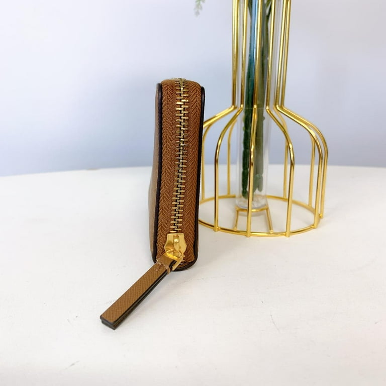 セール Tory Burch★上品なゴールド色 Emerson Mini Wallet Tory Burch Women's Emerson Saffiano Leather Zip Around Small