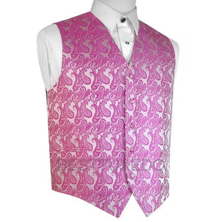 Italian Design, Men's Formal Tuxedo Vest for Prom, Wedding, Cruise , in Fuchsia (Best Price Gore Tex Jacket)
