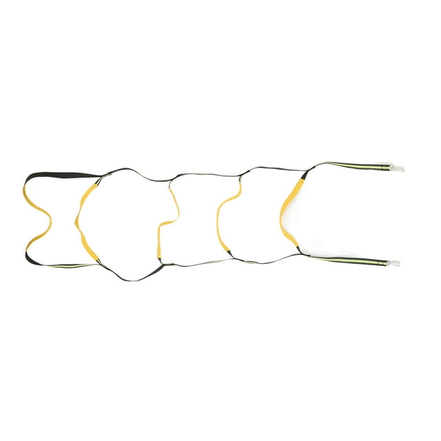 Boat Marine Rope Ladder for Inflatable Boat, Kayak, Motorboat, Canoeing with Stainless Steel Hook, Non Slip Steps